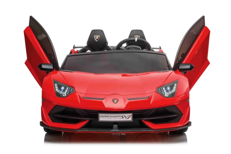 Lamborghini Svj Drift Za 2 Djece Crveni + Funkcija Driftanja + Daljinski Upravljač + Mp3, Crvena 4