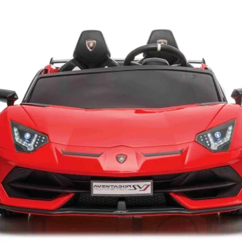 Lamborghini Svj Drift Za 2 Djece Crveni + Funkcija Driftanja + Daljinski Upravljač + Mp3, Crvena 8