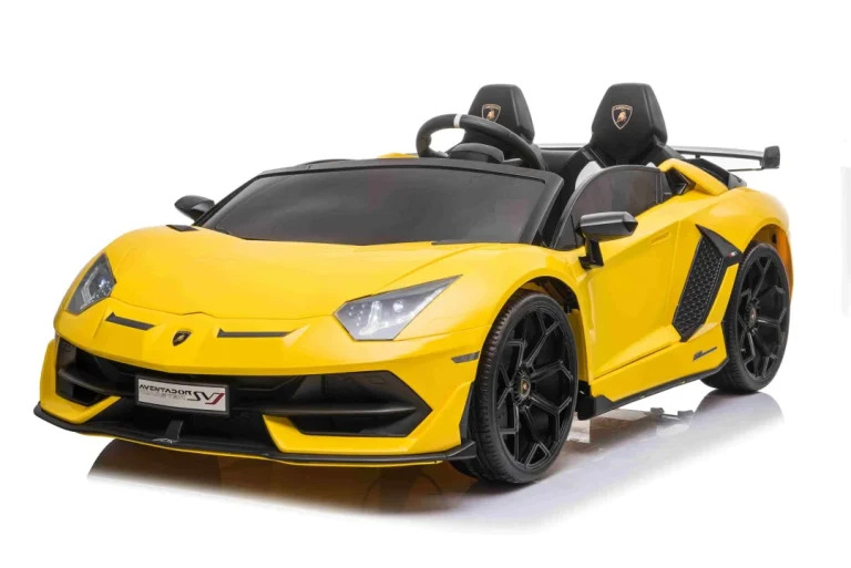 Lamborghini Svj Drift Za 2 Djece žuti + Funkcija Drift + Daljinski Upravljač + Mp3 Led + Spori Start, žuta 1