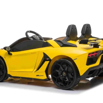 Lamborghini Svj Drift Za 2 Djece žuti + Funkcija Drift + Daljinski Upravljač + Mp3 Led + Spori Start, žuta 2