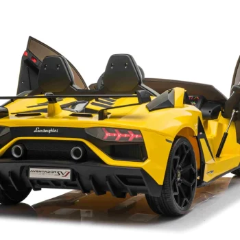 Lamborghini Svj Drift Za 2 Djece žuti + Funkcija Drift + Daljinski Upravljač + Mp3 Led + Spori Start, žuta 5