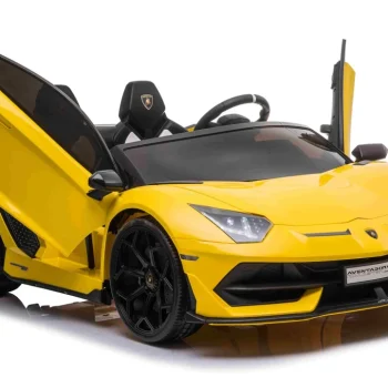 Lamborghini Svj Drift Za 2 Djece žuti + Funkcija Drift + Daljinski Upravljač + Mp3 Led + Spori Start, žuta 6
