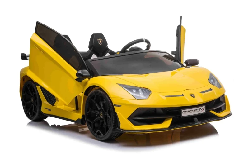 Lamborghini Svj Drift Za 2 Djece žuti + Funkcija Drift + Daljinski Upravljač + Mp3 Led + Spori Start, žuta 6