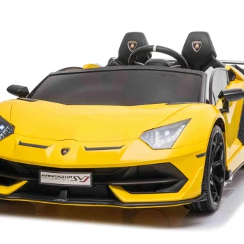 Lamborghini Svj Drift Za 2 Djece žuti + Funkcija Drift + Daljinski Upravljač + Mp3 Led + Spori Start, žuta 8