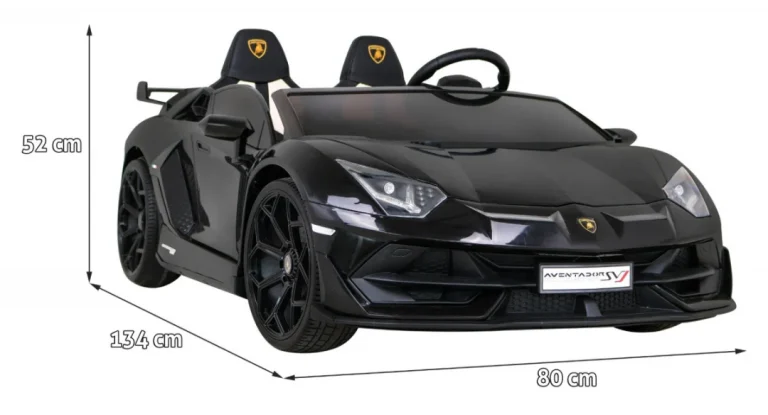 Lamborghini Svj Drift Za 2 Djece, Crni 2