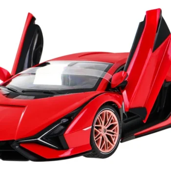 Lamborghini Sian Fkp 37 Rastar Model 1:14 Automobil Na Daljinsko Upravljanje + Daljinski, Crvena 2