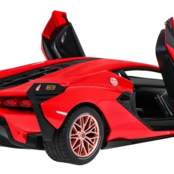 Lamborghini Sian Fkp 37 Rastar Model 1:14 Automobil Na Daljinsko Upravljanje + Daljinski, Crvena 4