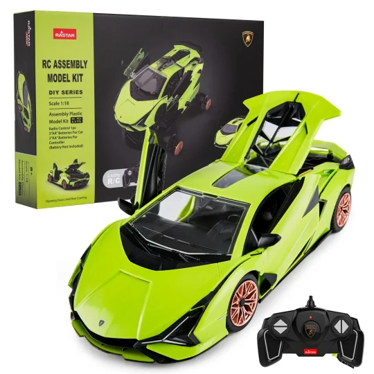 Lamborghini Sian Zeleni Rastar Model 1:18 Automobil Na Daljinsko Upravljanje + 2,4 Ghz, Zelena 1