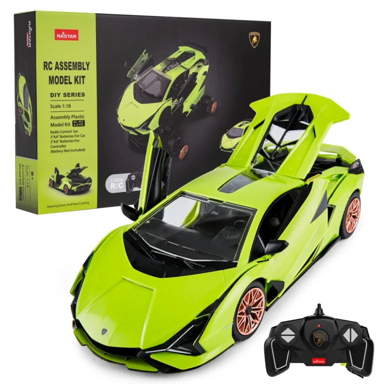 Lamborghini Sian Zeleni Rastar Model 1:18 Automobil Na Daljinsko Upravljanje + 2,4 Ghz, Zelena 1