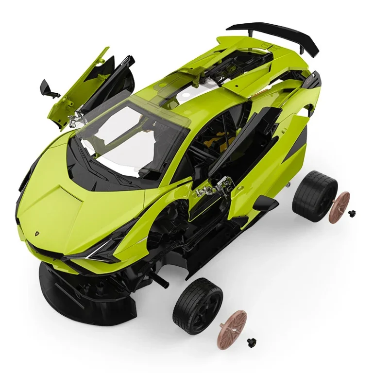 Lamborghini Sian Zeleni Rastar Model 1:18 Automobil Na Daljinsko Upravljanje + 2,4 Ghz, Zelena 6
