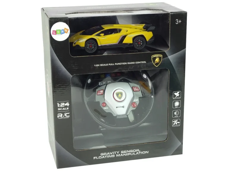 Lamborghini Veneno Na Daljinsko 2.4g žuti 1:24 7