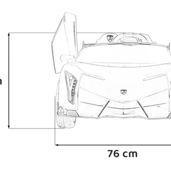 Lamborghini Veneno Vozilo Na Akumulator, Crveno 2