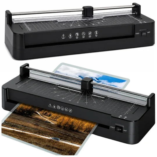 Laminator A3 S Ugrađenim Rezačem Crni 170 W 1