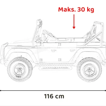 Land Rover Defender 110 Svx, Bijeli 3