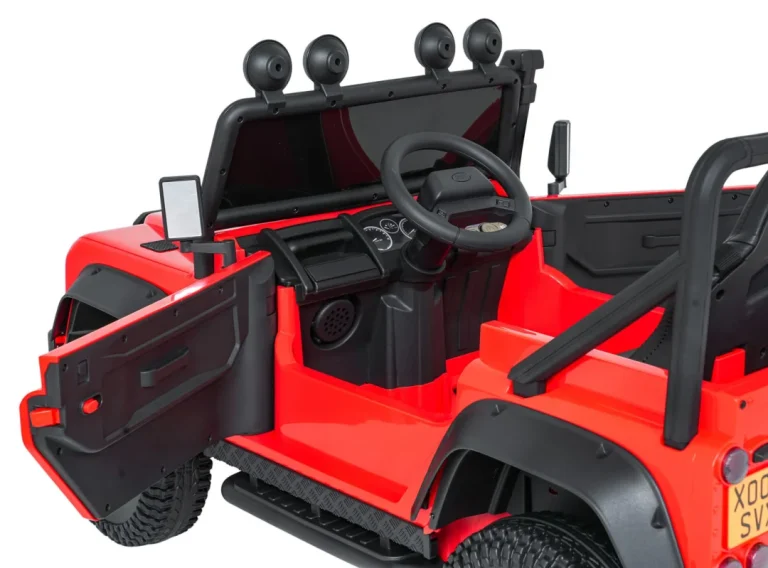 Land Rover Defender 110 Svx Na Akumulator, Crveni 19