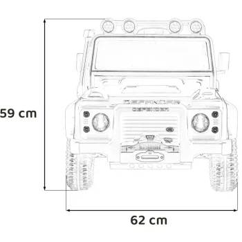 Land Rover Defender 110 Svx Na Akumulator, Zeleni 2