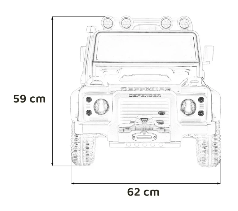 Land Rover Defender 110 Svx Na Akumulator, Zeleni 2