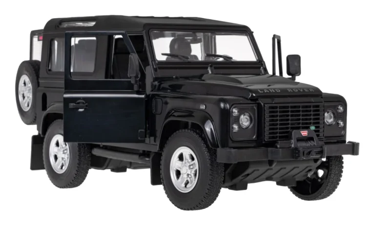 Land Rover Defender Crni Rastar Model 1:14 Automobil Na Daljinsko Upravljanje + 2,4 Ghz, Crna 2