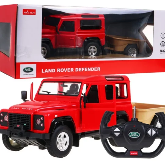 Land Rover Defender Crveni Rastar Model 1:14 Terenski Automobil Na Daljinsko Upravljanje, Crvena 1