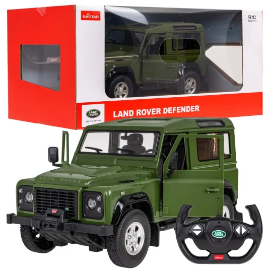Land Rover Defender Zeleni Rastar Model 1:14 Automobil Na Daljinsko Upravljanje + 2,4 Ghz, Zelena 1
