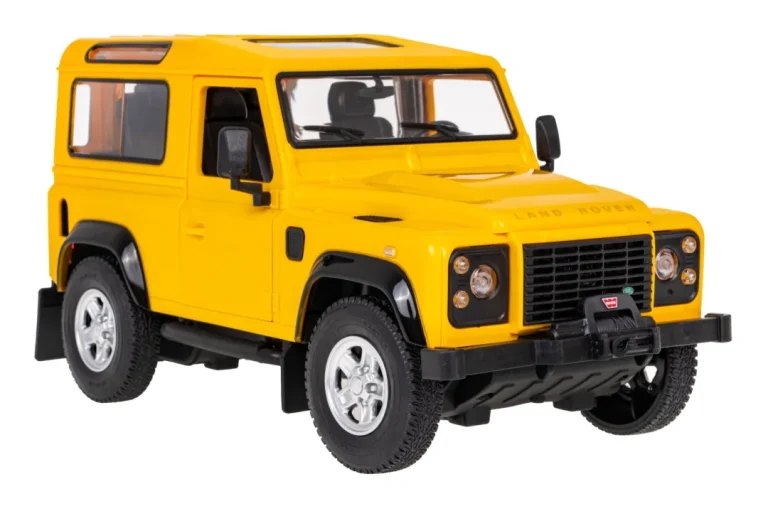 Land Rover Defender žuti Rastar Model 1:14 Automobil Na Daljinsko Upravljanje + 2,4 Ghz, žuta 2