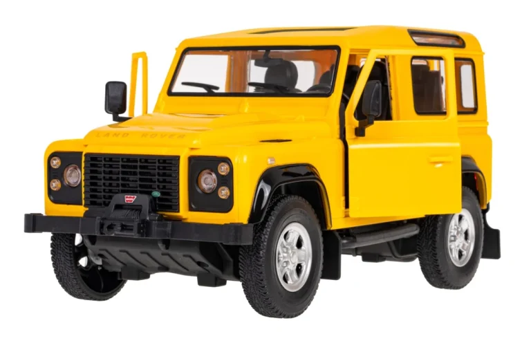 Land Rover Defender žuti Rastar Model 1:14 Automobil Na Daljinsko Upravljanje + 2,4 Ghz, žuta 5