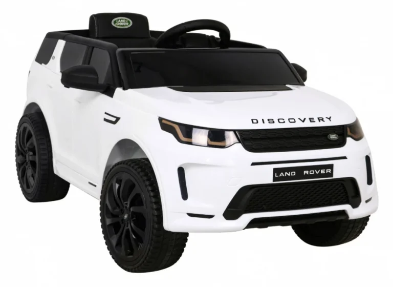 Land Rover Discovery Sport Za Djecu Bijela Boja + Daljinski Upravljač + Mekani Start + Funkcija 10