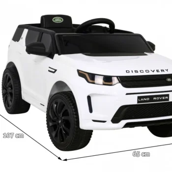 Land Rover Discovery Sport Za Djecu Bijela Boja + Daljinski Upravljač + Mekani Start + Funkcija 2