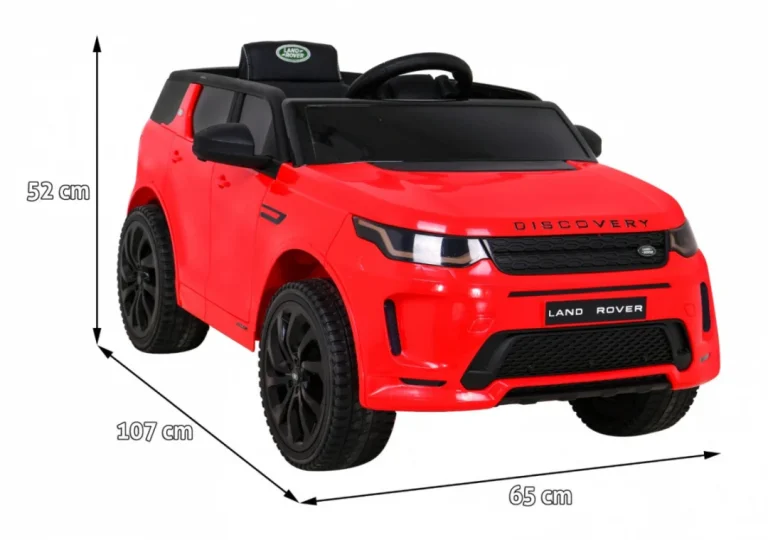 Land Rover Discovery Sport Za Djecu Crveni + Daljinski Upravljač + Spori Start + Funkcija, Crvena 2