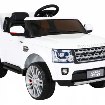 Land Rover Discovery Električni Automobil Za Djecu Bijeli Suv + Daljinski Upravljač, Bijela 10