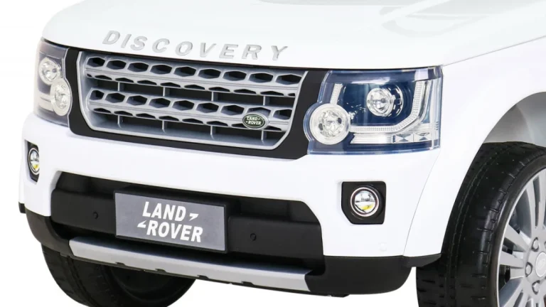 Land Rover Discovery Električni Automobil Za Djecu Bijeli Suv + Daljinski Upravljač, Bijela 13