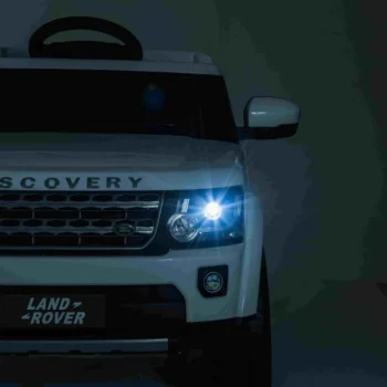 Land Rover Discovery Električni Automobil Za Djecu Bijeli Suv + Daljinski Upravljač, Bijela 16