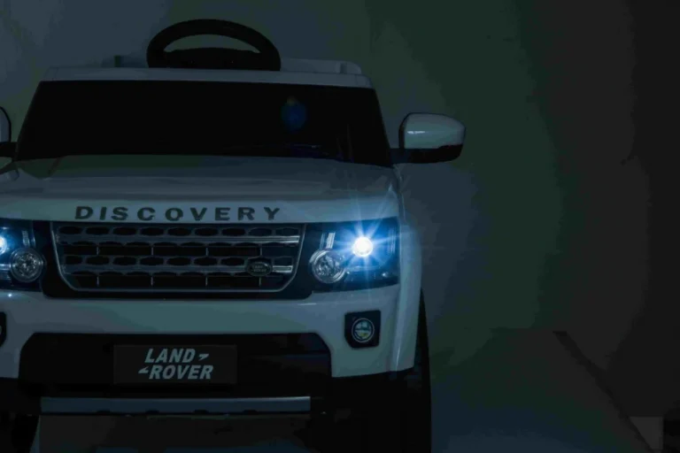 Land Rover Discovery Električni Automobil Za Djecu Bijeli Suv + Daljinski Upravljač, Bijela 16