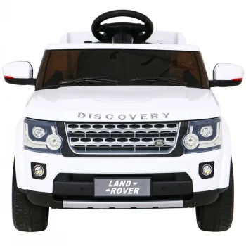 Land Rover Discovery Električni Automobil Za Djecu Bijeli Suv + Daljinski Upravljač, Bijela 3