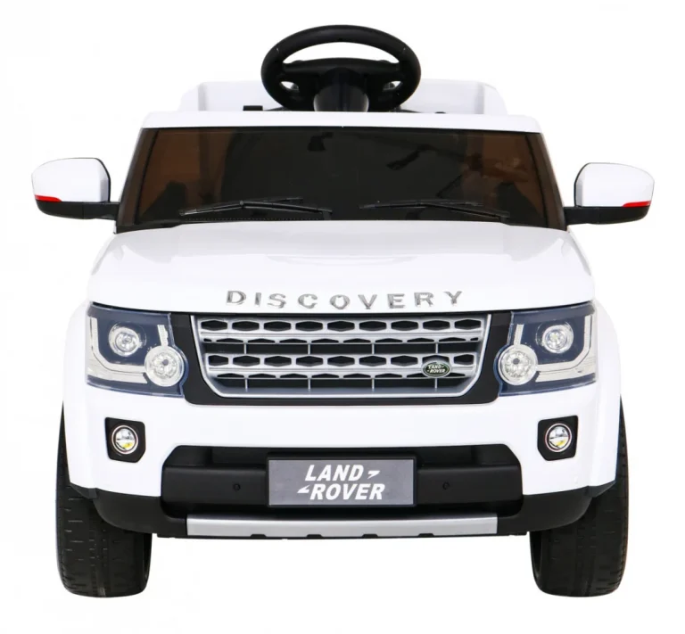 Land Rover Discovery Električni Automobil Za Djecu Bijeli Suv + Daljinski Upravljač, Bijela 3