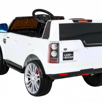 Land Rover Discovery Električni Automobil Za Djecu Bijeli Suv + Daljinski Upravljač, Bijela 5
