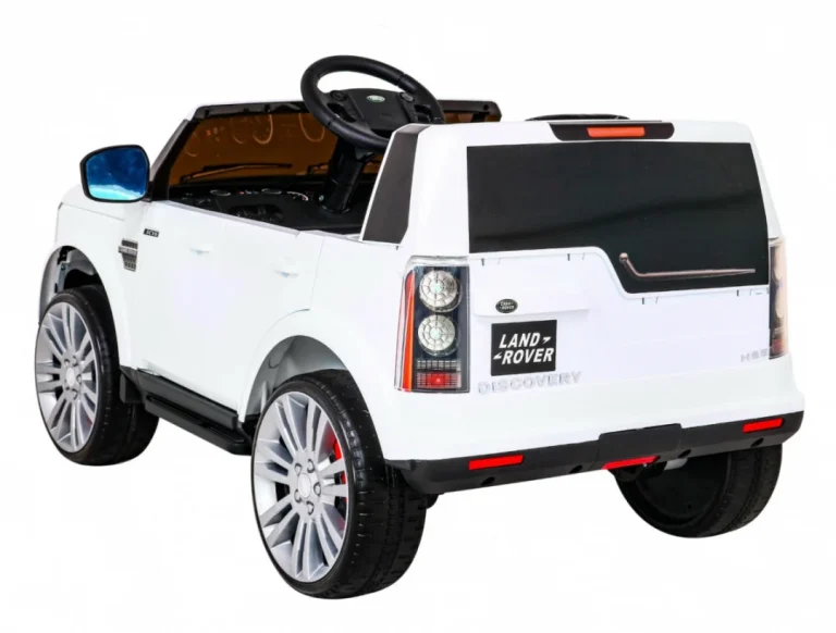 Land Rover Discovery Električni Automobil Za Djecu Bijeli Suv + Daljinski Upravljač, Bijela 5