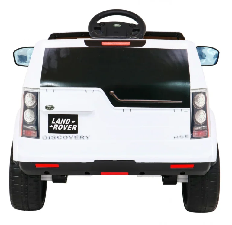 Land Rover Discovery Električni Automobil Za Djecu Bijeli Suv + Daljinski Upravljač, Bijela 6