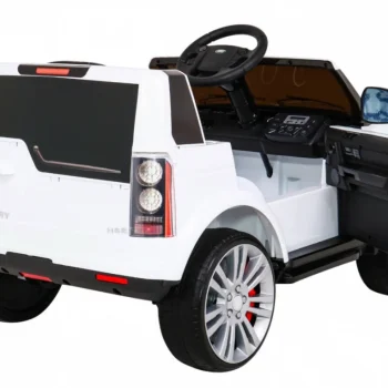 Land Rover Discovery Električni Automobil Za Djecu Bijeli Suv + Daljinski Upravljač, Bijela 8