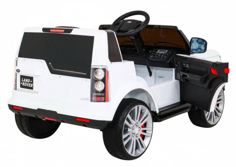 Land Rover Discovery Električni Automobil Za Djecu Bijeli Suv + Daljinski Upravljač, Bijela 8