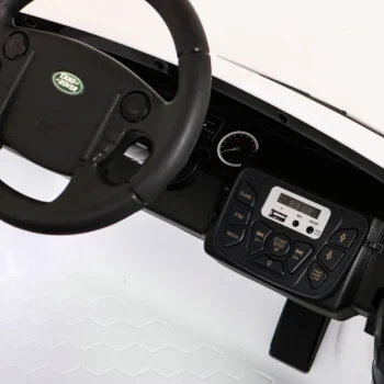 Land Rover Discovery Električni Automobil Za Djecu Bijeli Suv + Daljinski Upravljač, Bijela 9