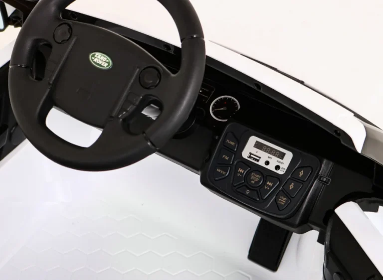Land Rover Discovery Električni Automobil Za Djecu Bijeli Suv + Daljinski Upravljač, Bijela 9