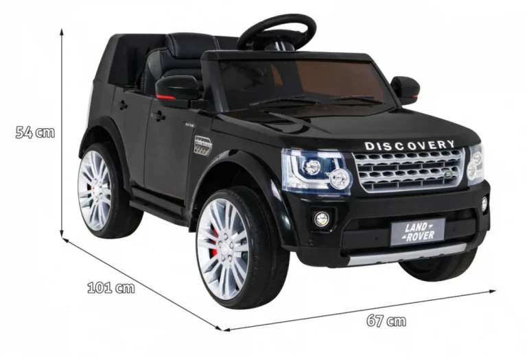 Land Rover Discovery Električni Automobil Za Djecu Crni Suv + Daljinski Upravljač, Crna 2