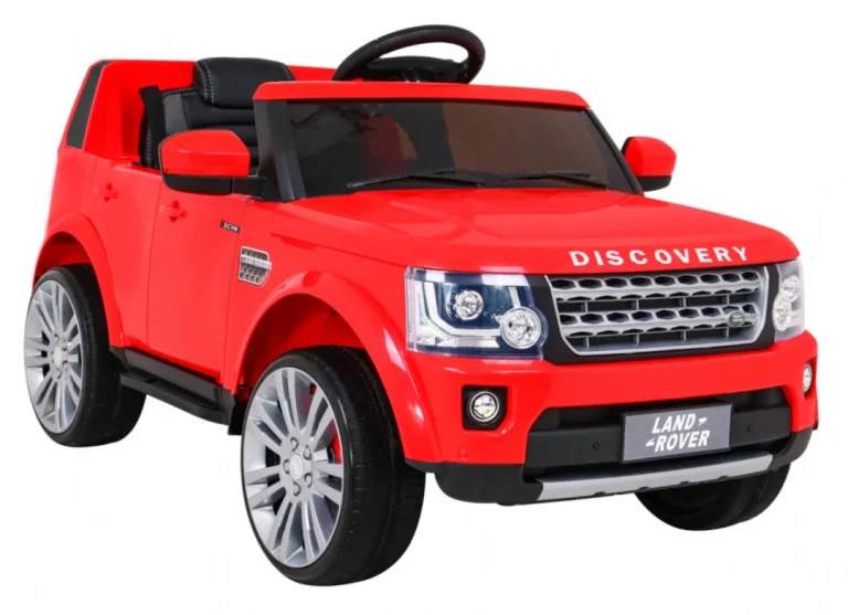 Land Rover Discovery Električni Automobil Za Djecu, Crveni Suv + Daljinski Upravljač, Crvena 10