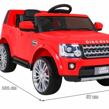 Land Rover Discovery Električni Automobil Za Djecu, Crveni Suv + Daljinski Upravljač, Crvena 2