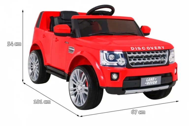 Land Rover Discovery Električni Automobil Za Djecu, Crveni Suv + Daljinski Upravljač, Crvena 2