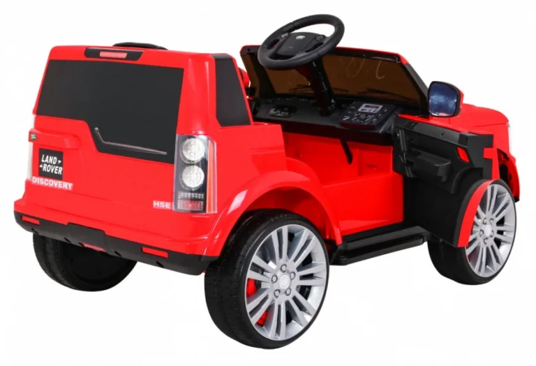 Land Rover Discovery Električni Automobil Za Djecu, Crveni Suv + Daljinski Upravljač, Crvena 8