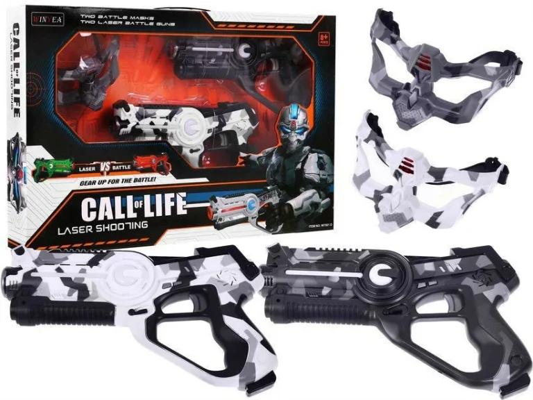 Laser Tag Moro Set 2 Pištolja I 2 Maske 8+ 1
