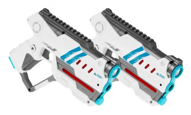 Laserske Puške Laser Tag Bijele + Prsluci 3