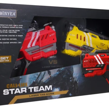 Laserske Puške Laser Tag Crveno žute 2